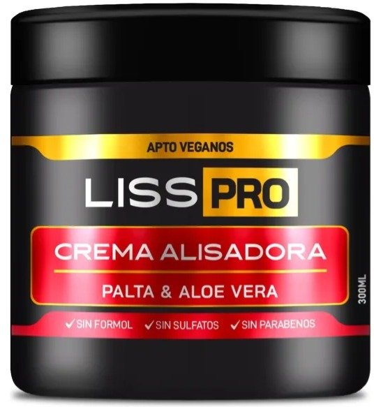 CREMA ALISADORA PROGRESIVA LISS PRO PALTA Y ALOE 250GRS