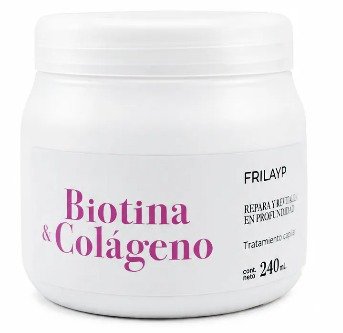 MASCARA CAPILAR BIOTINA Y COLAGENO X 240cc