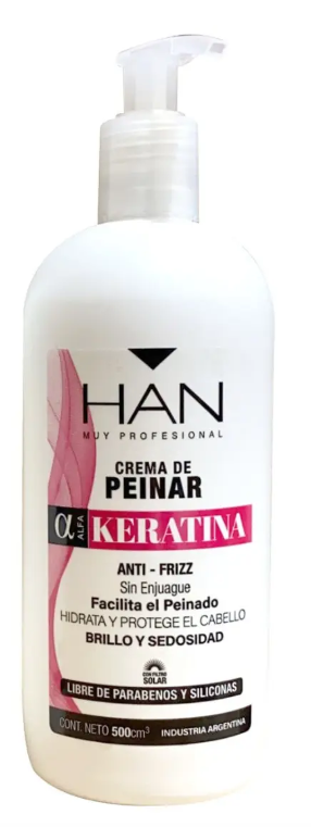 Crema de peinar de keratina x500cm3