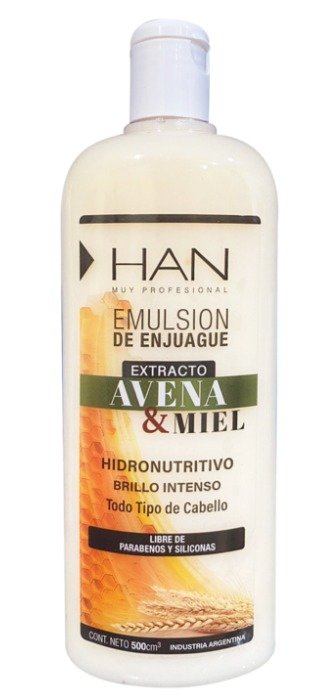 Crema enjuague  AVENA Y MIEL