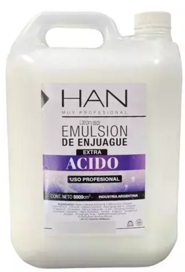 Crema enjuague  Extra Ácido Antioxidante  x5lts