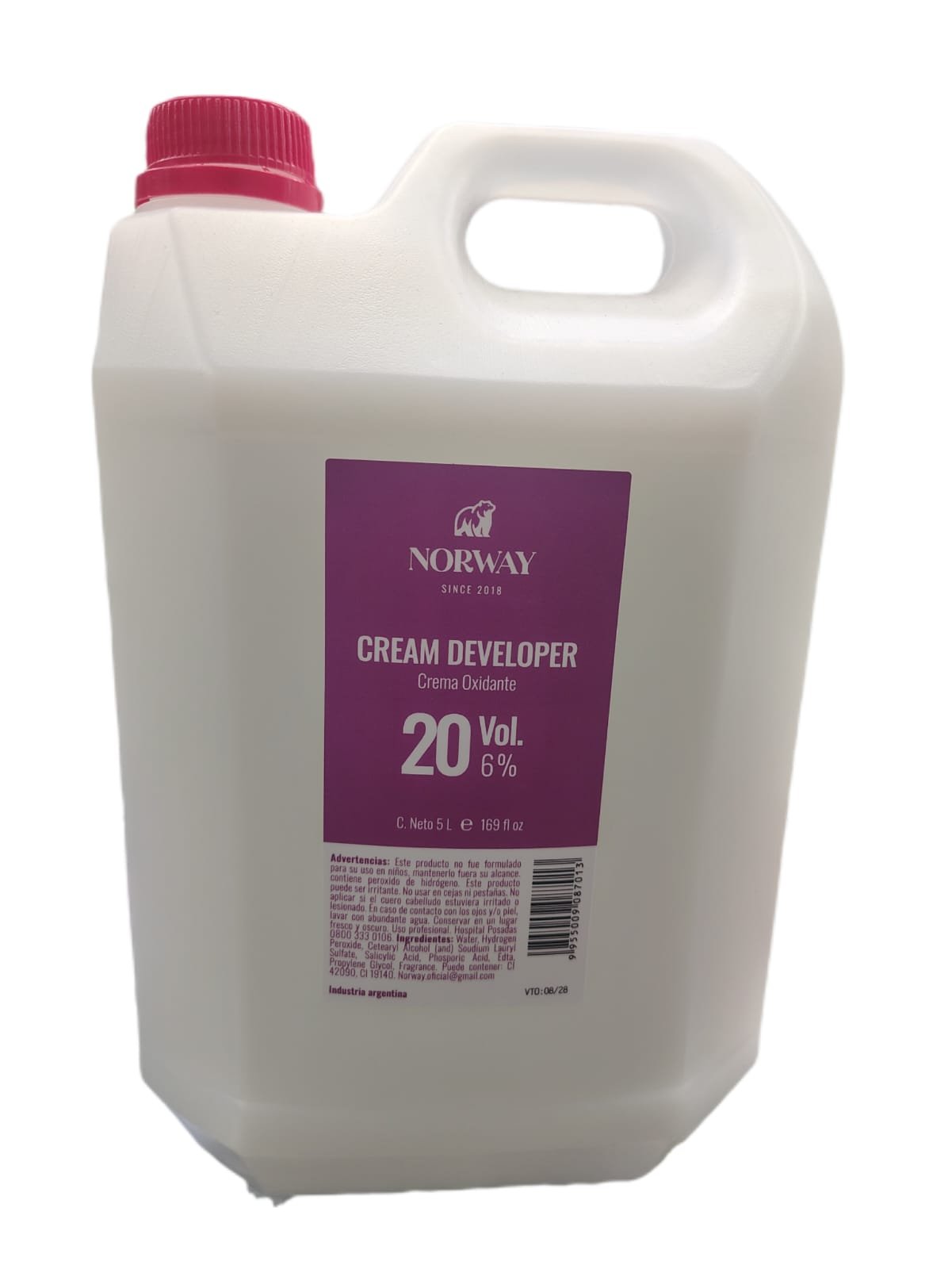 Crema Oxidante 20 vol x5lts