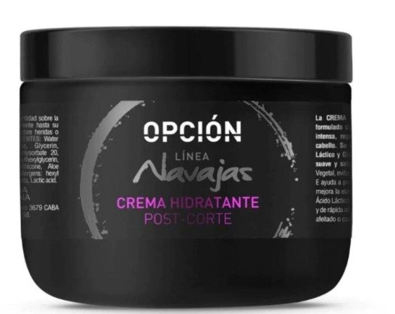 Crema hidratante Opcion/Navajas x 300 grs